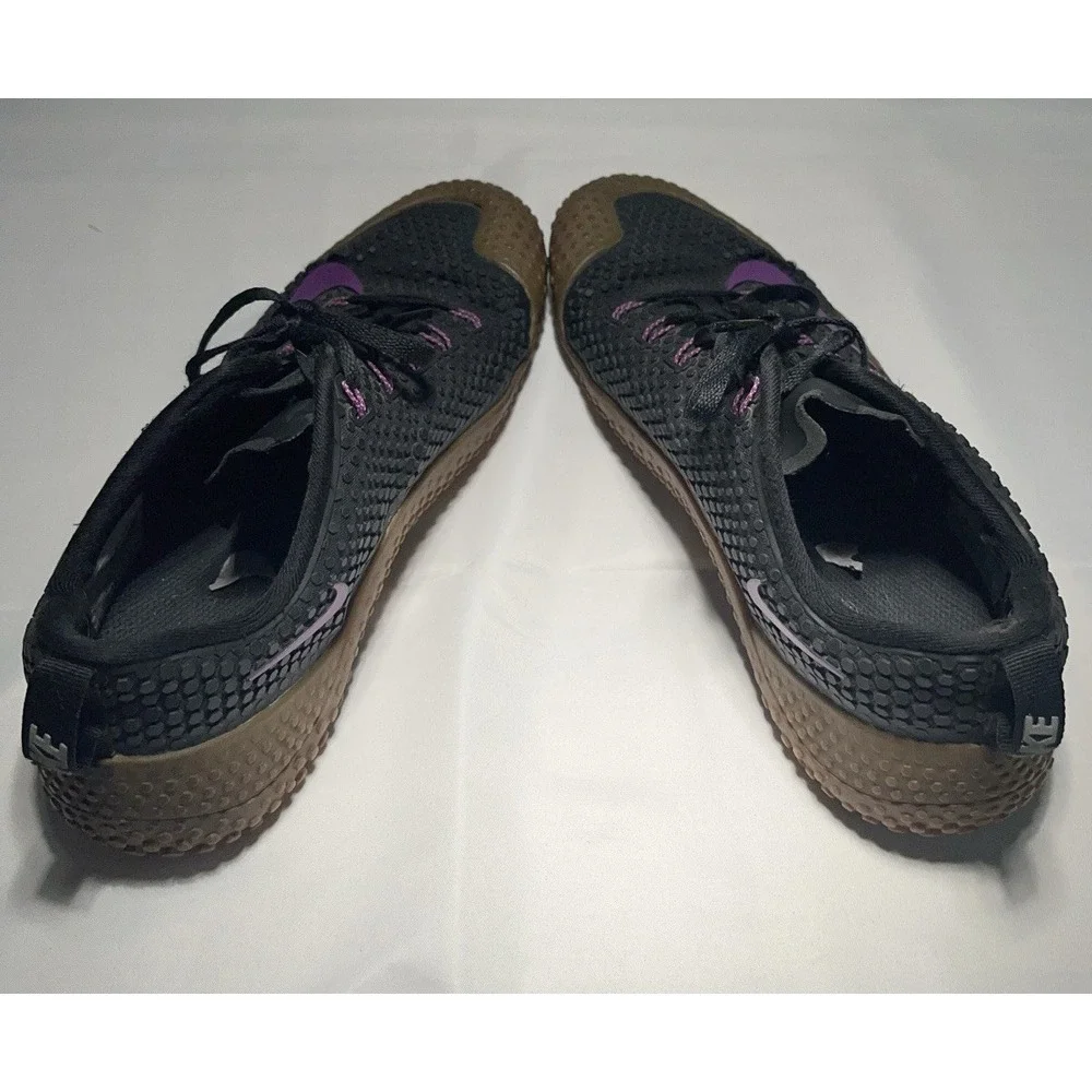 Nike Free Trainer 1.0 Sneakers Men's 8 Black Purple Athletic‎ Shoes 807436-052